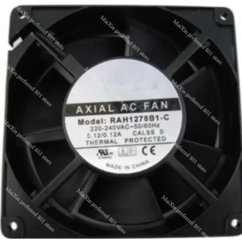 

New original 12738 RAH1278B1-C 220V aluminum frame AC cooling fan 12.7CM