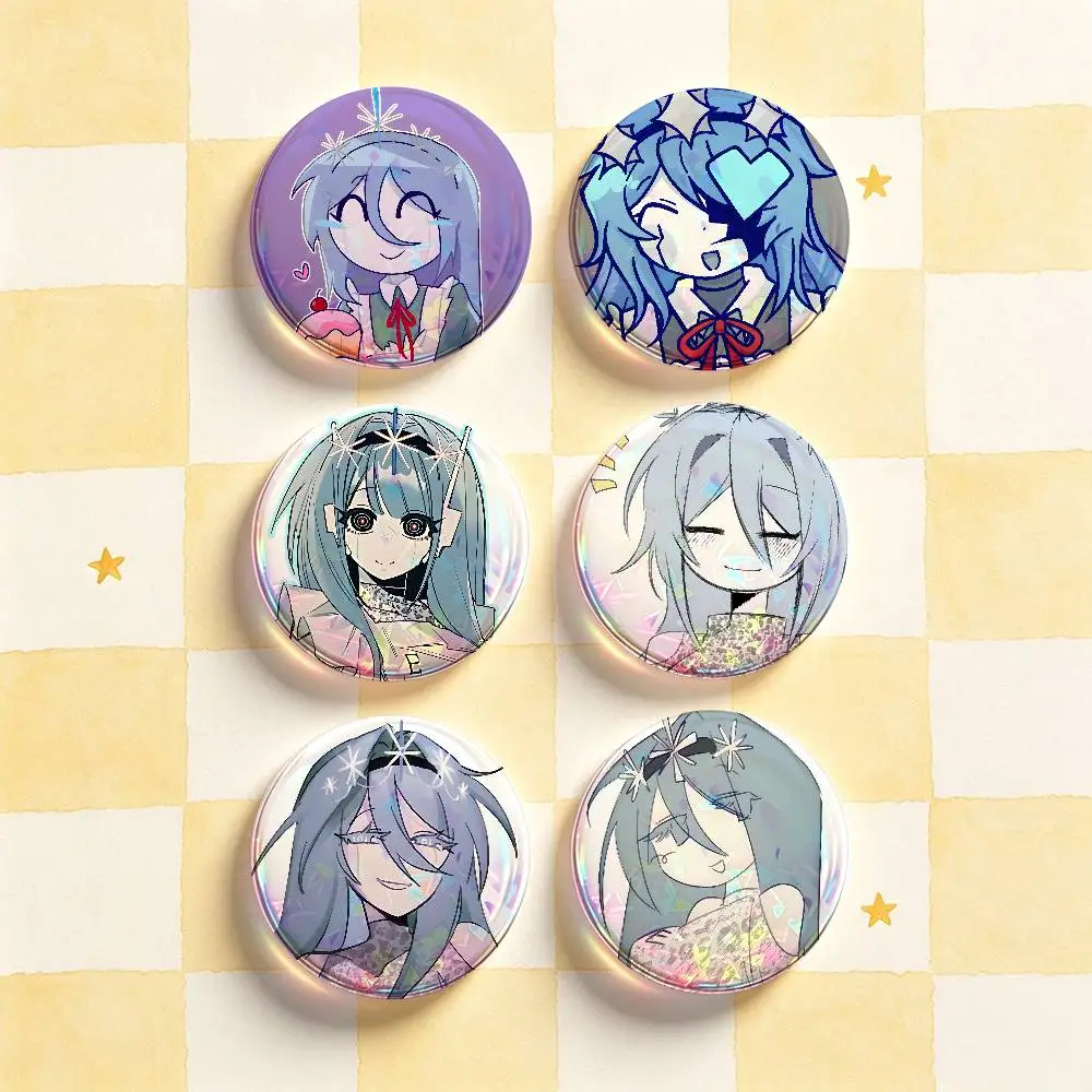 E-Eunoia Frozen Soul-l Custom Badges 75mm 44mm 25mm 32mm 58mm Hat Backpack Accessories Toys Collect Gifts Large