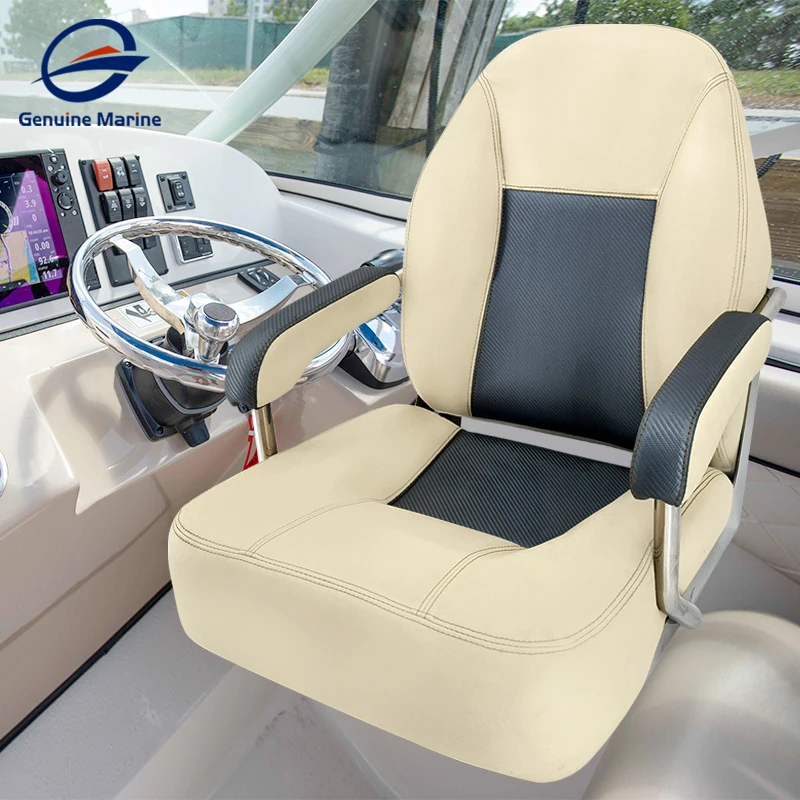Genuine Marine Waterproof Wholesale Sea Transportation Vehicle Yacht Marine Boat Operator Mechanical Suspension Seat