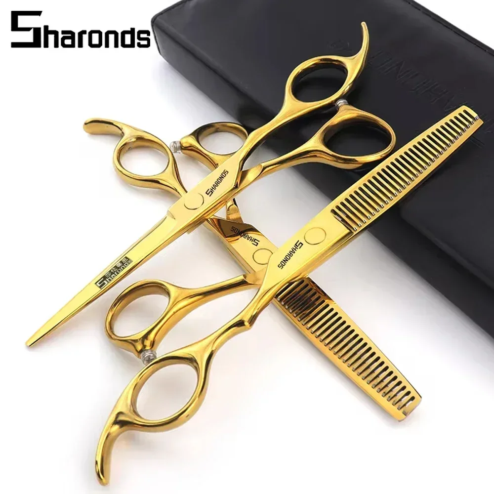 SHARONDS Professional Hairdressing Scissors  Barber Special Thinning Scissors 6.5 Inch Scissors Stylist Dedicated Hair Clippers