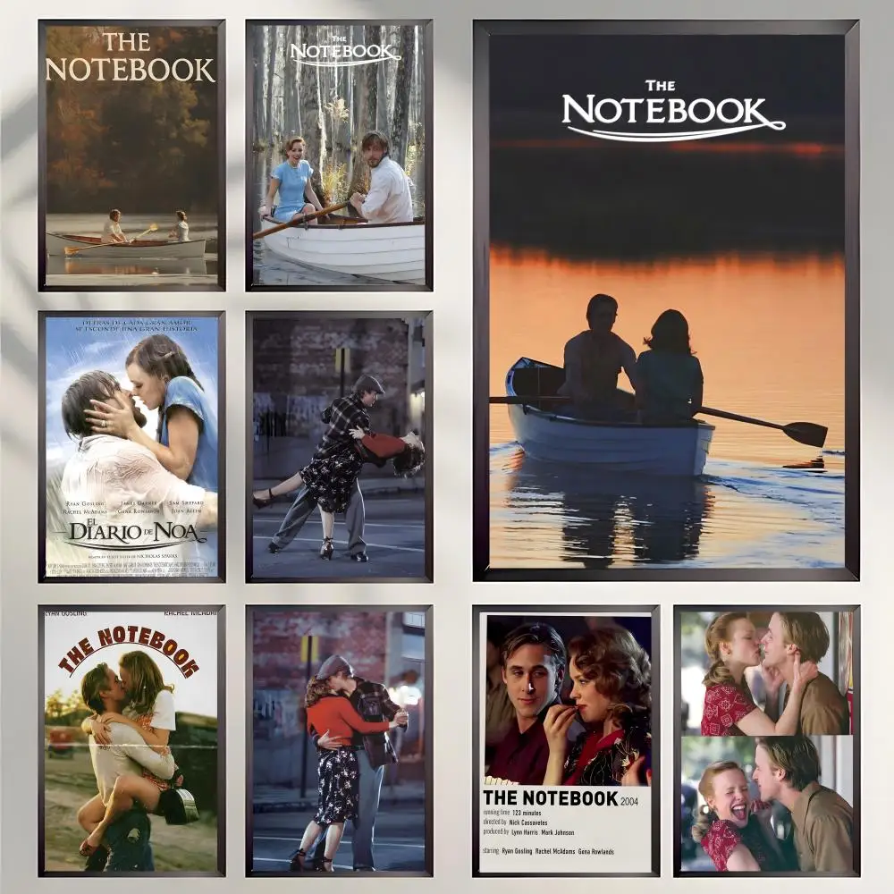 Movie The Notebook Poster Self-adhesive Art Waterproof Paper Sticker Coffee House Bar Room Wall Decor