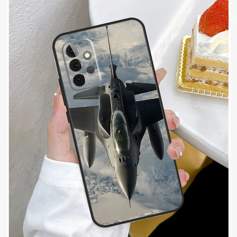 Aircraft Plane Case For Samsung Galaxy A15 A25 A35 A55 A51 A71 A12 A32 A52 A13 A33 A53 A14 A34 A54 Cover