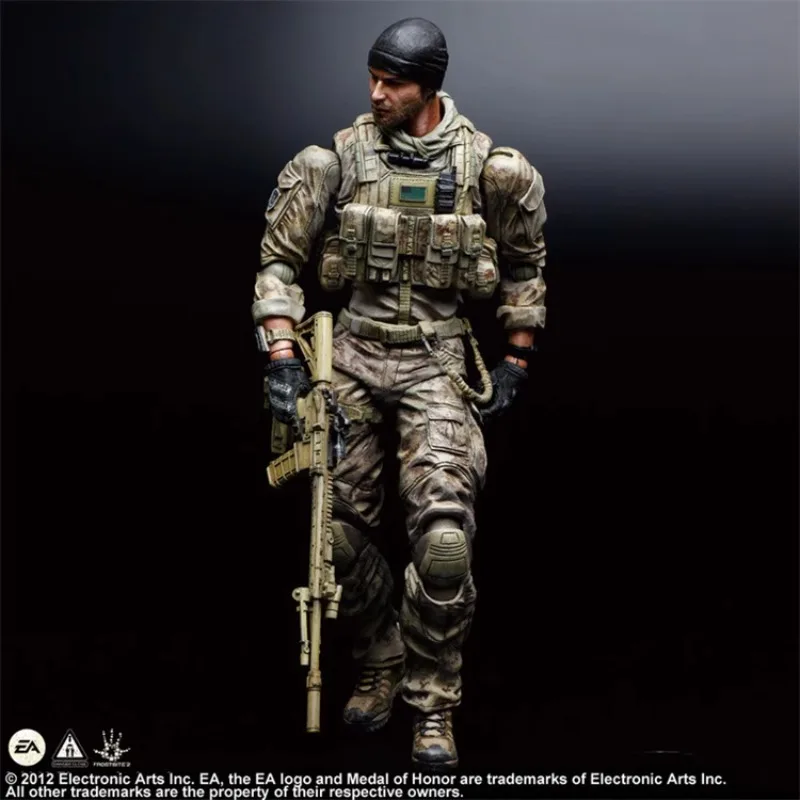 

Resident Evil PA Modified Medal of Honor Soldier-Tom Preacher Movable Joints Character Series PVC Model Birthday Gift