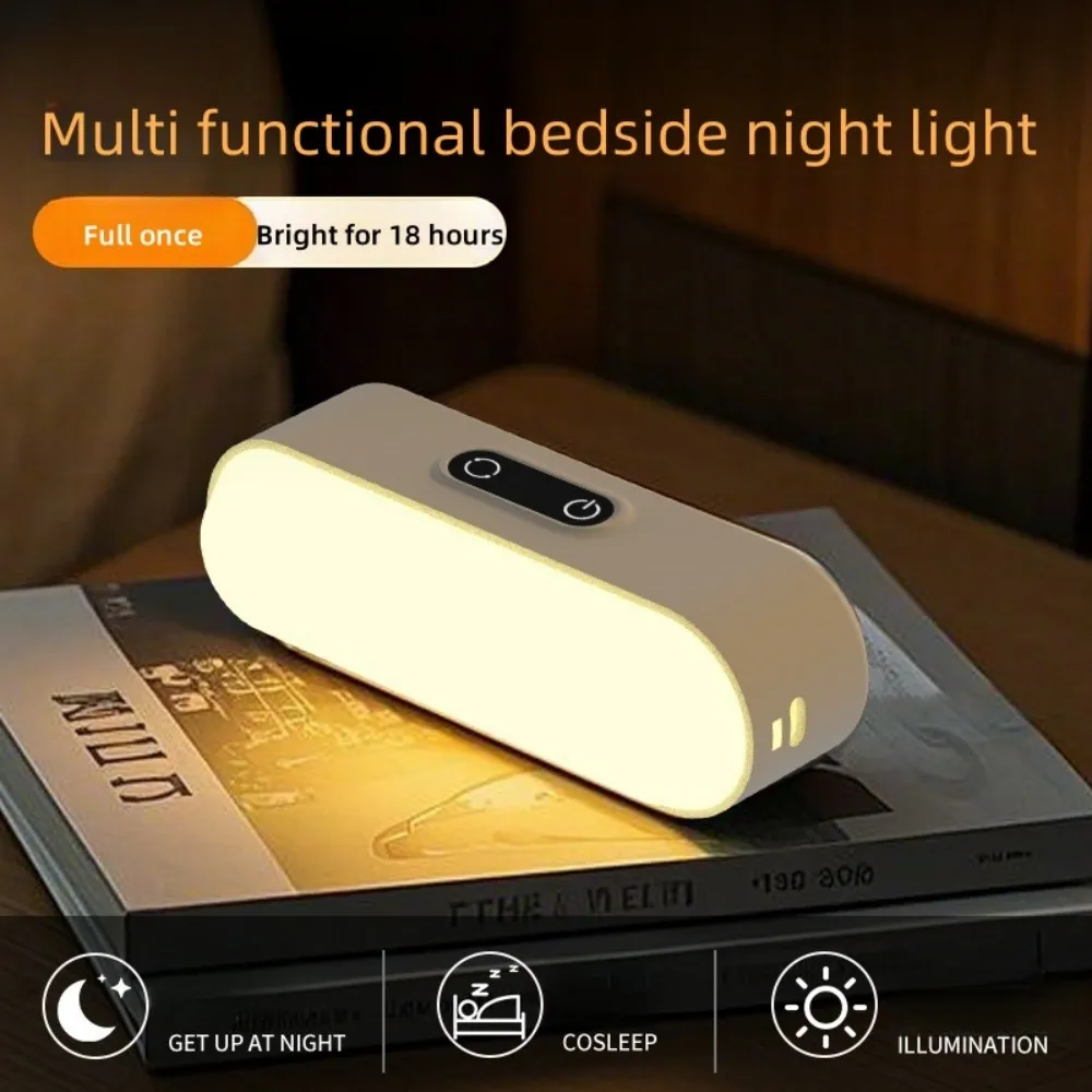 LED induction magnetic night light, five color temperature, adjustable brightness, suitable for cabinet and dormitory lighting