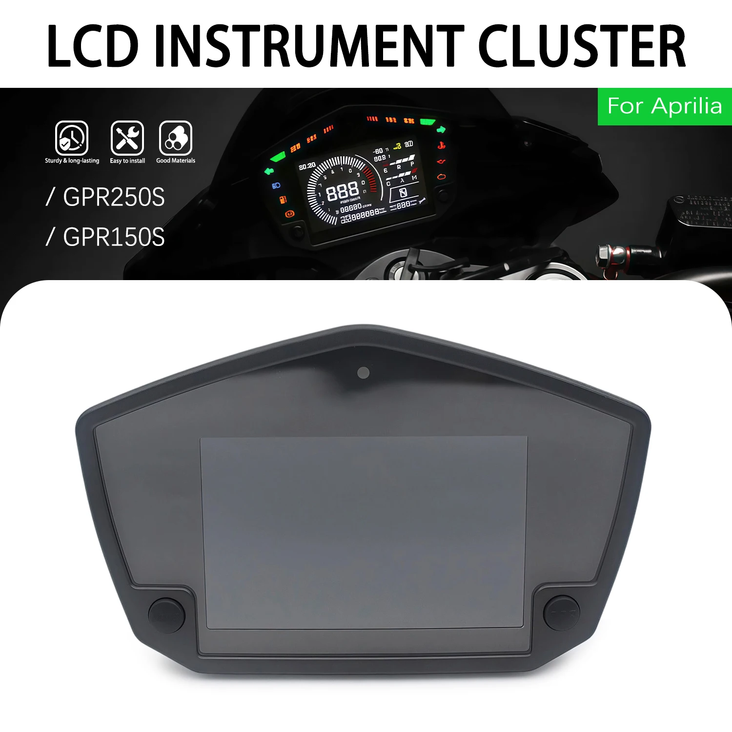 Motorcycle Instrument Speed Meter Cover 34-pin Odometer Gauge Tachometer Housing Accessories For Aprilia GPR250S GPR150S
