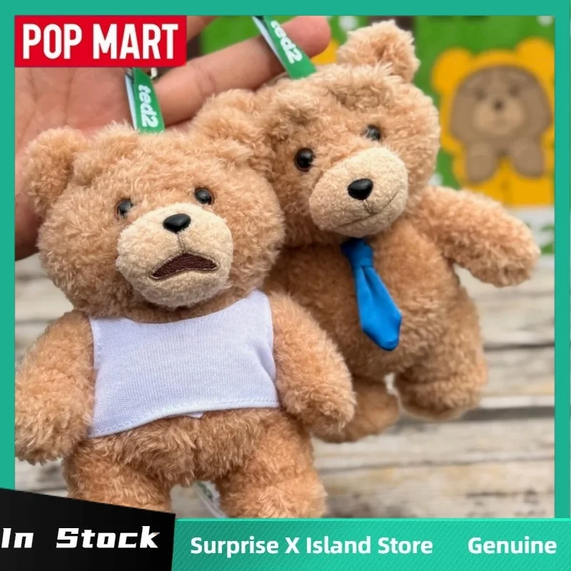 Pop Mart Resonance Ted2 Teddy Bear Series слепая коробка тренд аниме периферийная кукла загадочная коробка брелок на день рождения коллекция подарок
