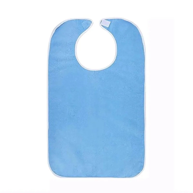 ABKJ-Adjustable For Adults' Aprons-Polyester Fabric, Stain Resistant Terry Cloth Bibs For Men-Wear Protector For Eating