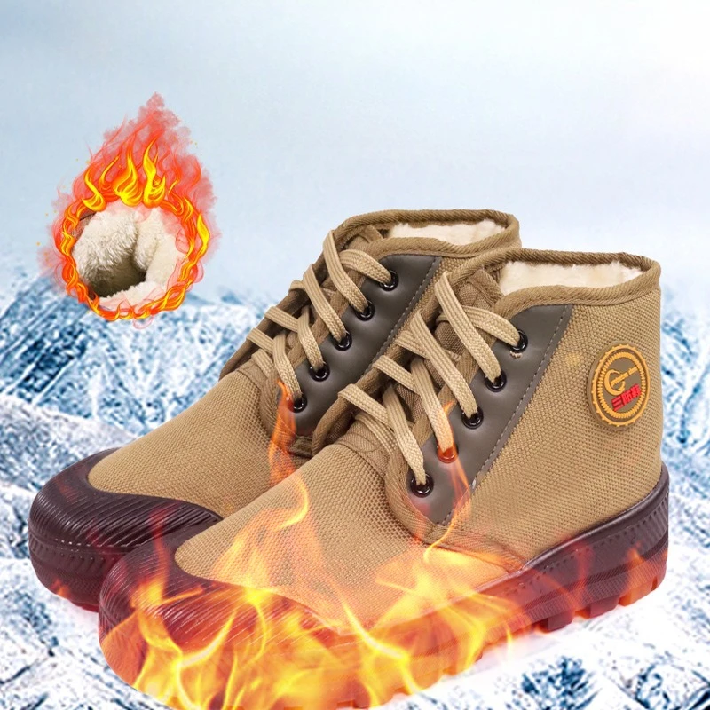 Winter Men Shoes Warm Fur Snow Boots Canvas Furry Ankle Chelsea Boots Male Fluffy Plush Shoes Outdoor Footwear men jordan shoes