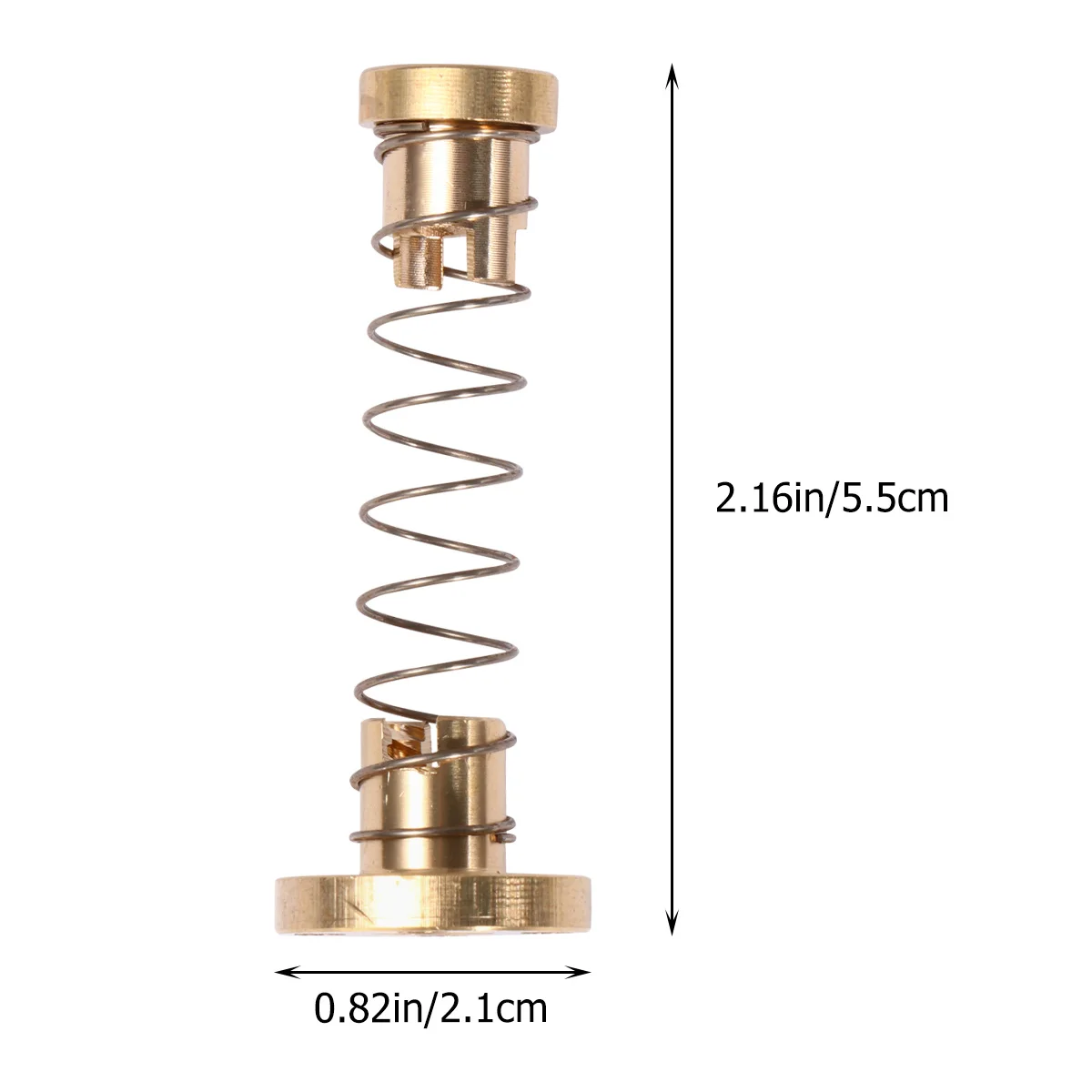 2Pcs Anti Backlash Spring Loaded Nut Elimination Gap Nut Sturdy Easy Install 3D Printer Lead Screw Parts Smooth Quiet