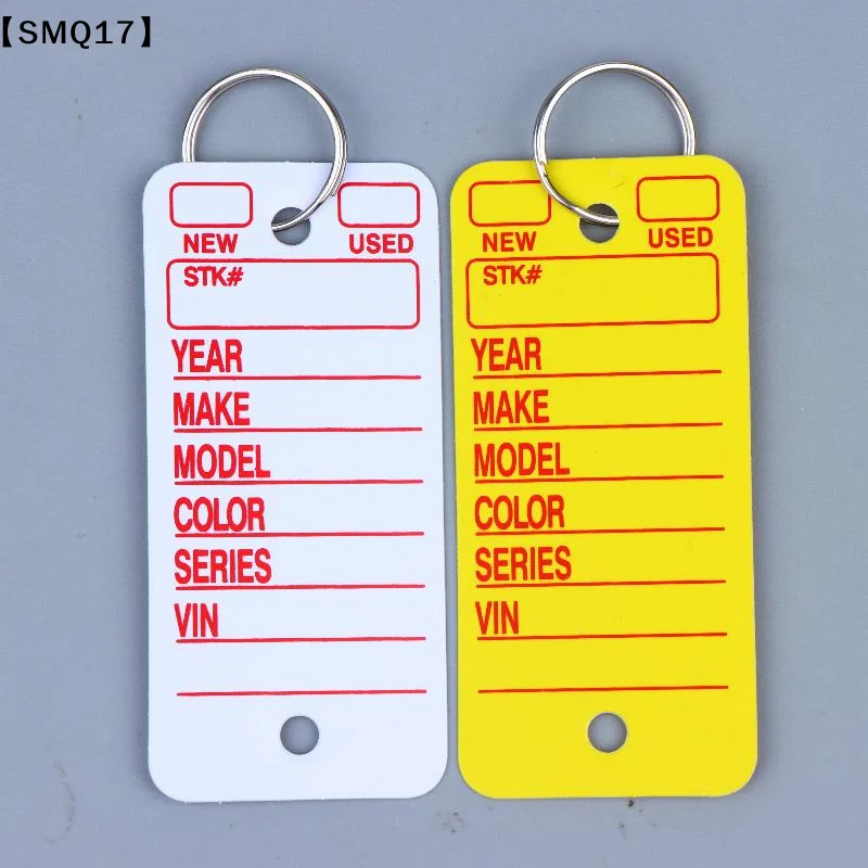 10PCS DIY Keychain, Stylish Card-shaped Car Keychain, Pet Name Tag, Waist Accessory Bag Charm, Handwritten Label【SMQ】
