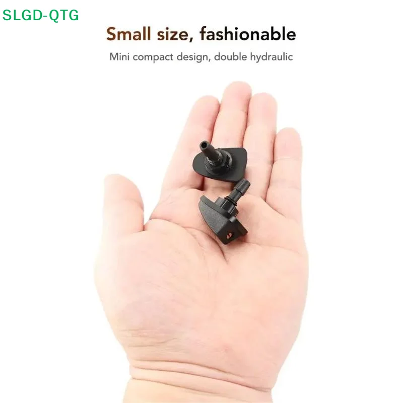 *2Pcs/Set Car Universal Front Windshield Wiper Nozzle Jet Sprayer Kits Sprinkler Water Fan Spout Cover Washer Outlet Adjustment