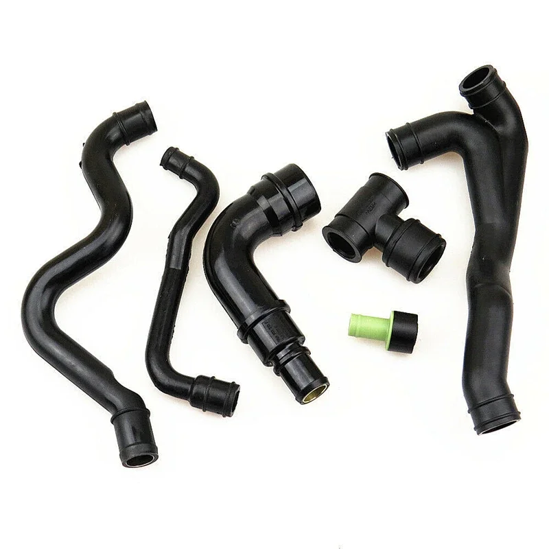 1 Set Car Engine Crankcase Rubber Breather Hose Pipe Set For VW Golf Jetta MK4 For Audi TT 1.8L 1998 - 2006