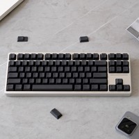 1 Set Aifei BOB Keycaps Black On Black ABS Double Shot Key Caps Cherry Profile Keycap For MX Switch Mechanical Keyboard
