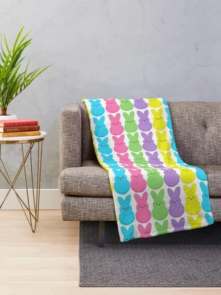 Easter peeps, hanging with my peeps 2021 Throw Blanket anime Single Blankets