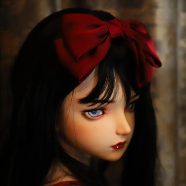 (DOLLKII-B9) Quality Handmade Female Girl Resin Half Head Cosplay Japanese Role Play BJD Kigurumi Mask Crossdresser Doll Mask