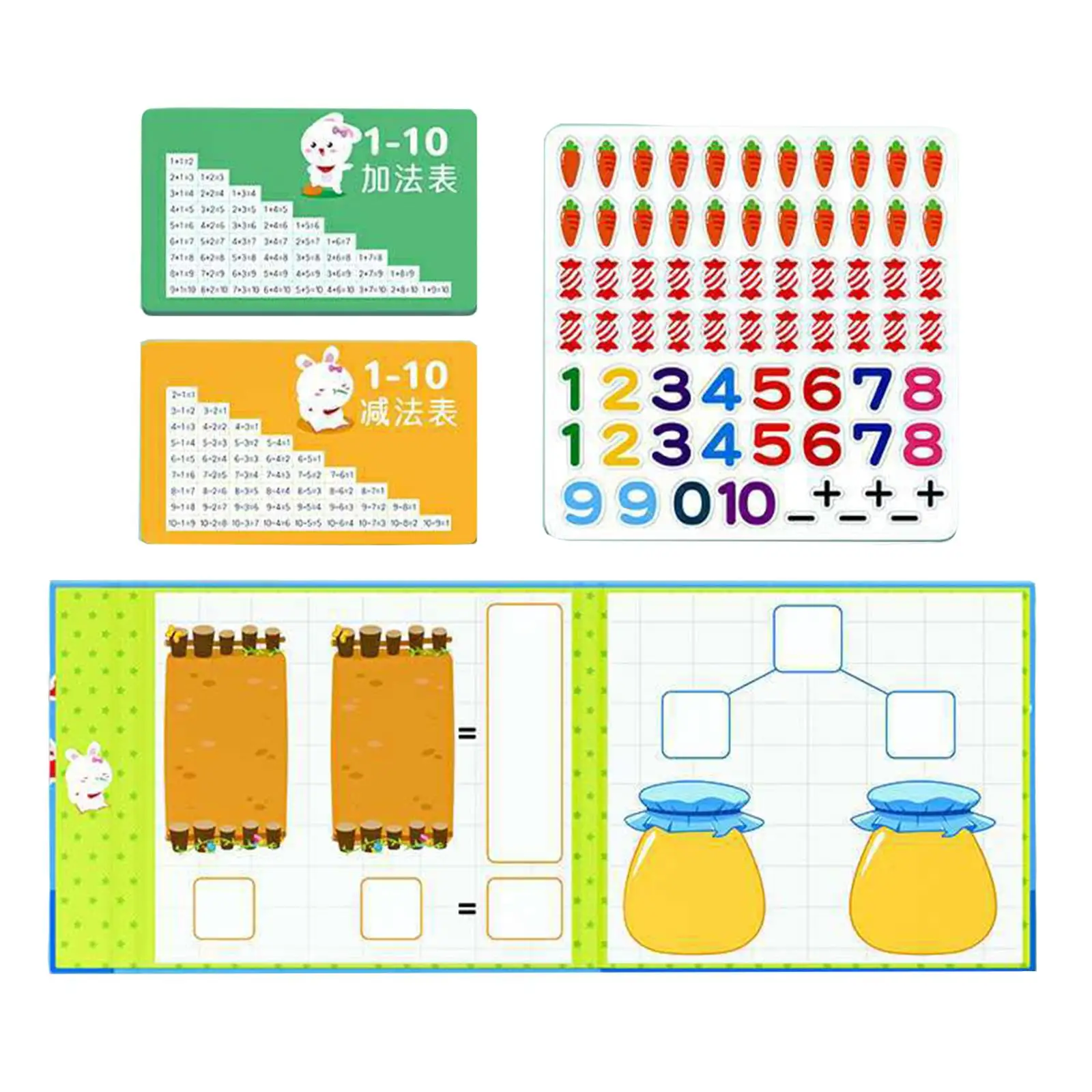 Números decomposição brinquedos de matemática professor de matemática auxiliares brinquedo educativo adição de matemática brinquedo de subtração para presente pré-escolar casa