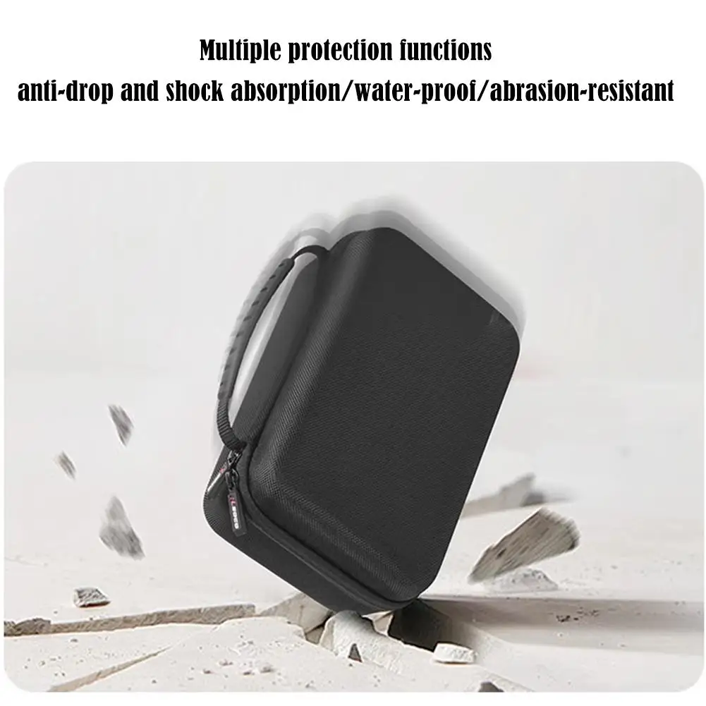 Suitable For Mac Mini M4 Storage Bag Portable Nylon Computer Storage Bag Travel Handle Bag Waterproof Pocket