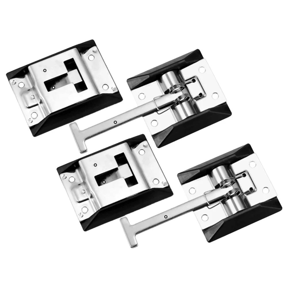 Door Latch Catch Plate Retaining Latch Versatile Use Long-lasting Durability Practical Door Retention SleeAnd Compact Design