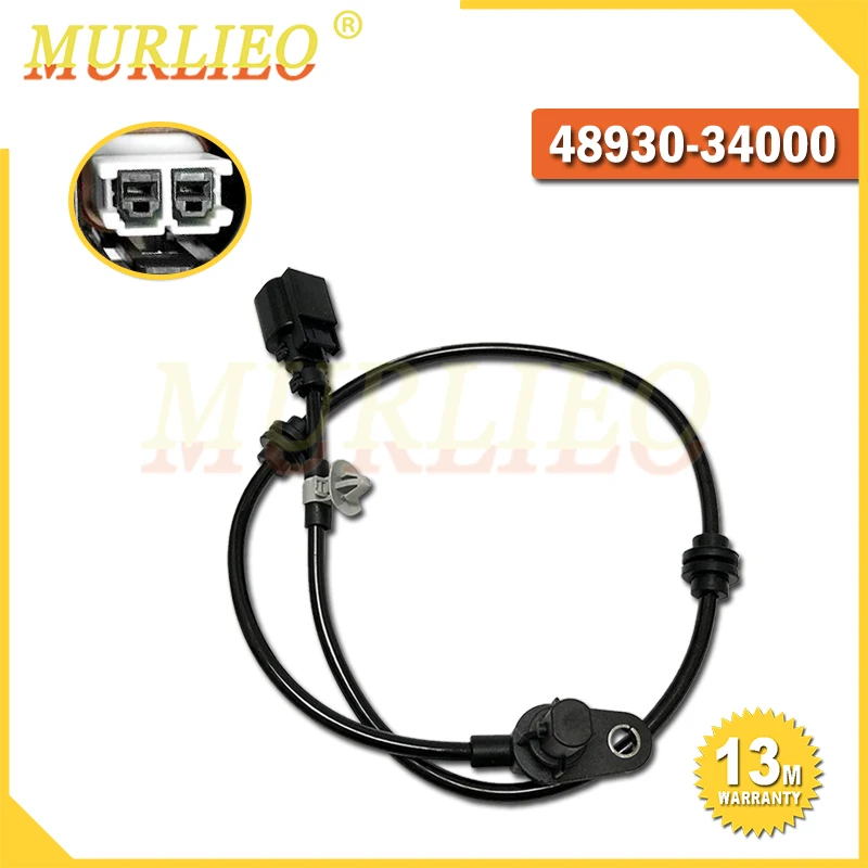 4893034000 ABS Wheel Speed Sensor For Ssangyong Actyon Sport II MPV 2012-2022 Korando 2010-2022 Rexton SUV 2.0 2.2 48930-34000