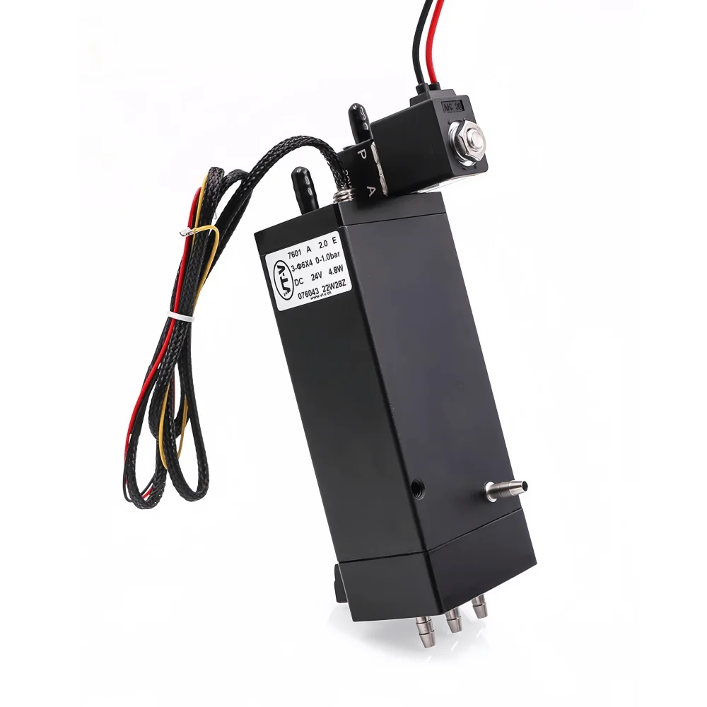 Tanque de tinta com válvula de controle elétrico de 3 saídas para impressoras UV – Garrafa de subtinta de pressão negativa