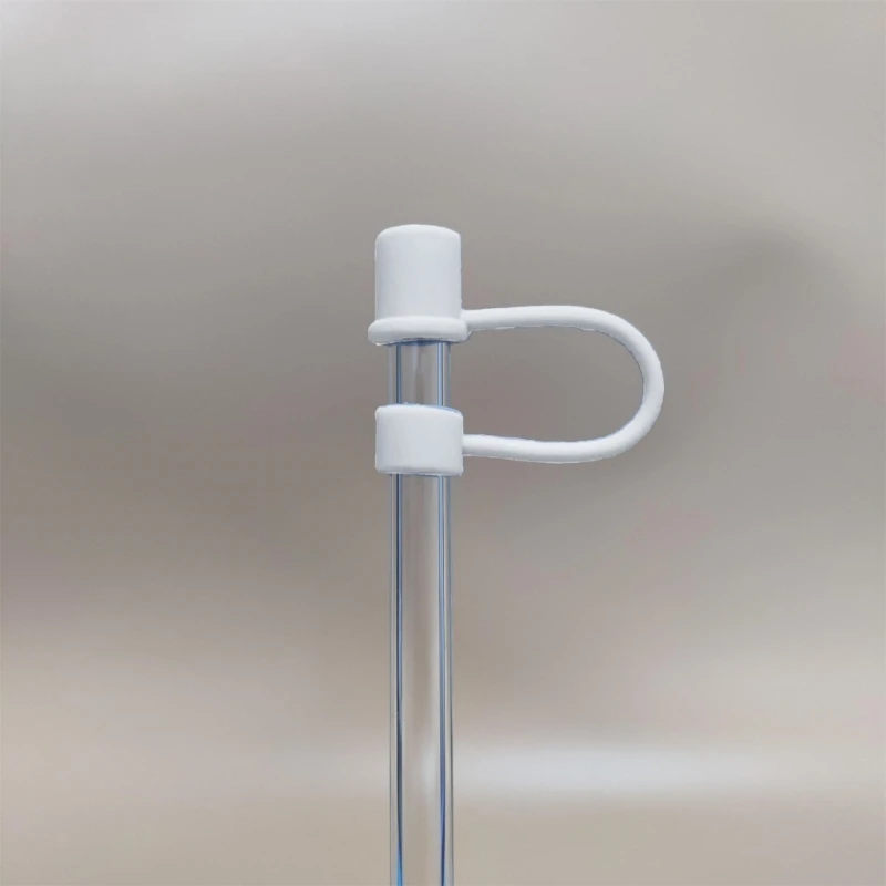 10Pcs Silicone Straw Tip Cover Reusable Straw Tip for 7-8mm/0.27-0.31in Straws 203C