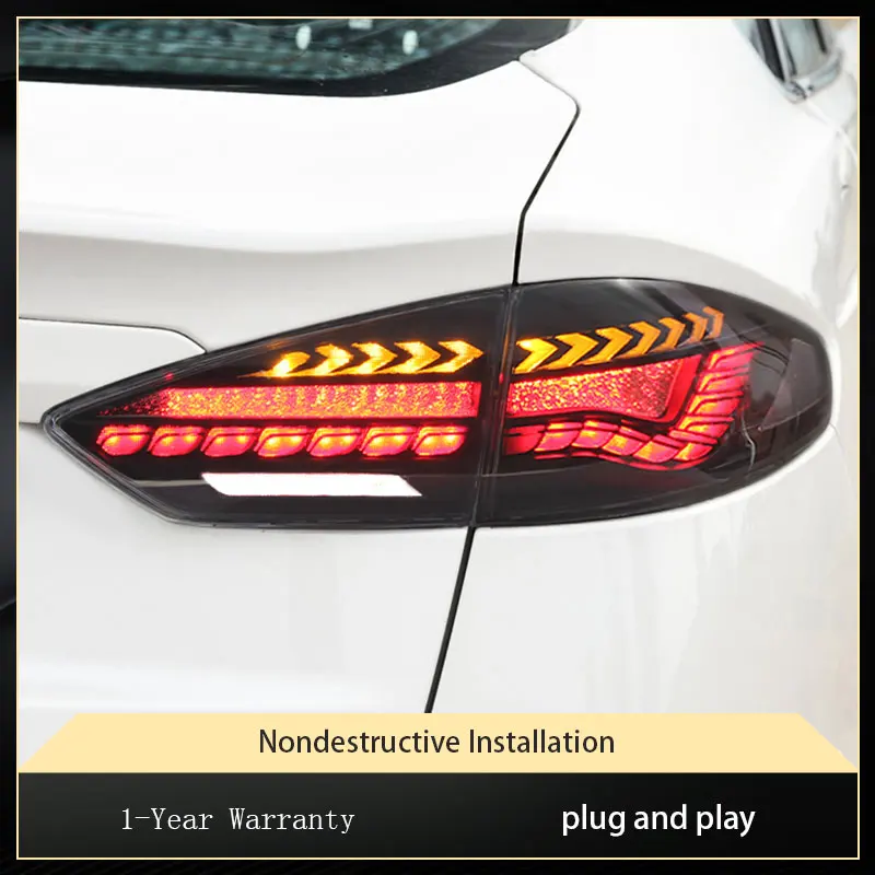 

Пара задних фонарей для автомобиля Ford Mondeo 2017 2018 2019 2020 DRL, аксессуары для задних фонарей, динамические аксессуары