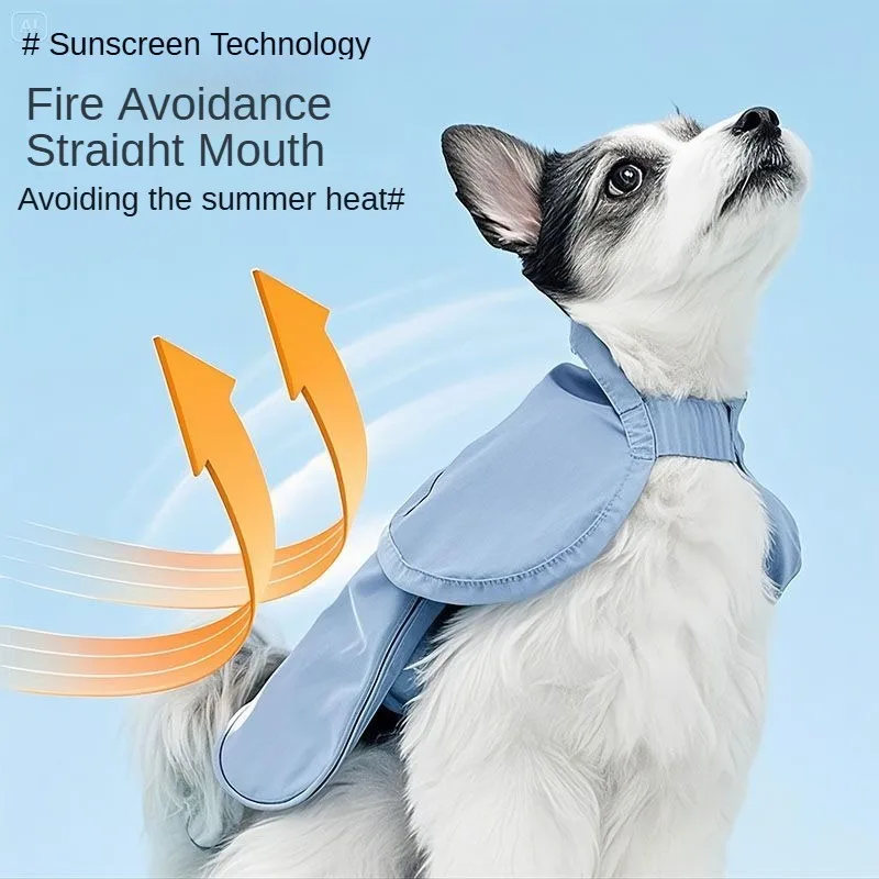 

Suitable For Dogs Outdoor Cool Sun Protection Cloaks Summer Cool Clothes Coolness Uv Protection Pet Cooling Dog Accessories
