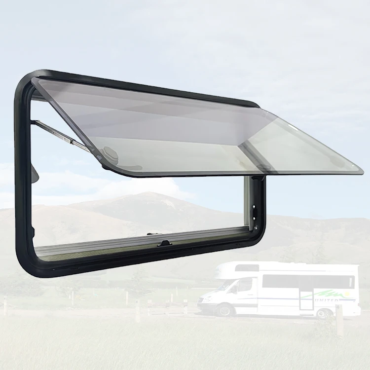 forHot Sale RV Window 900*450mm Aluminum Alloy Anti-UV Caravan Window Motorhome Window with E13 Certification