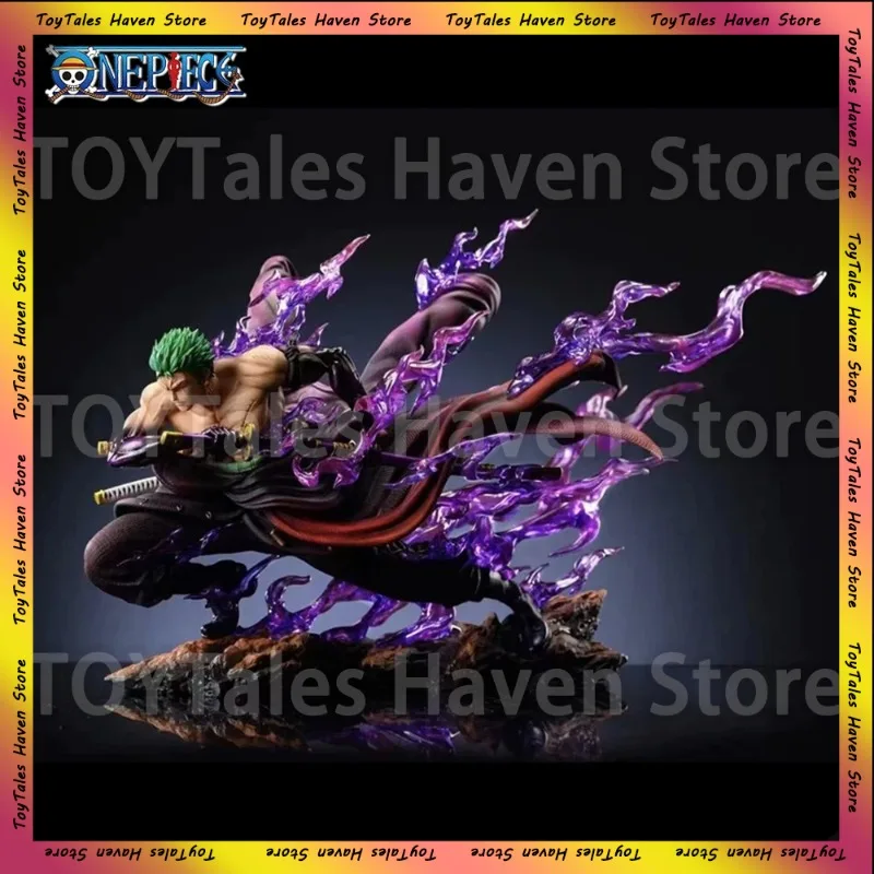 One Piece Anime Figure 21cm Roronoa Zoro Figurine Gk Statue Figurine Pvc Model Doll Collection Room Decora Desk Toys Gift