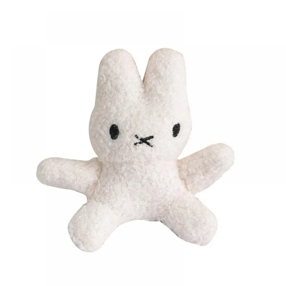 Miffy Rabbit Creative Plush Keychain Cartoon Doll Key Pendant Backpack Hanging Decoration Couples Anniversary Small Gift