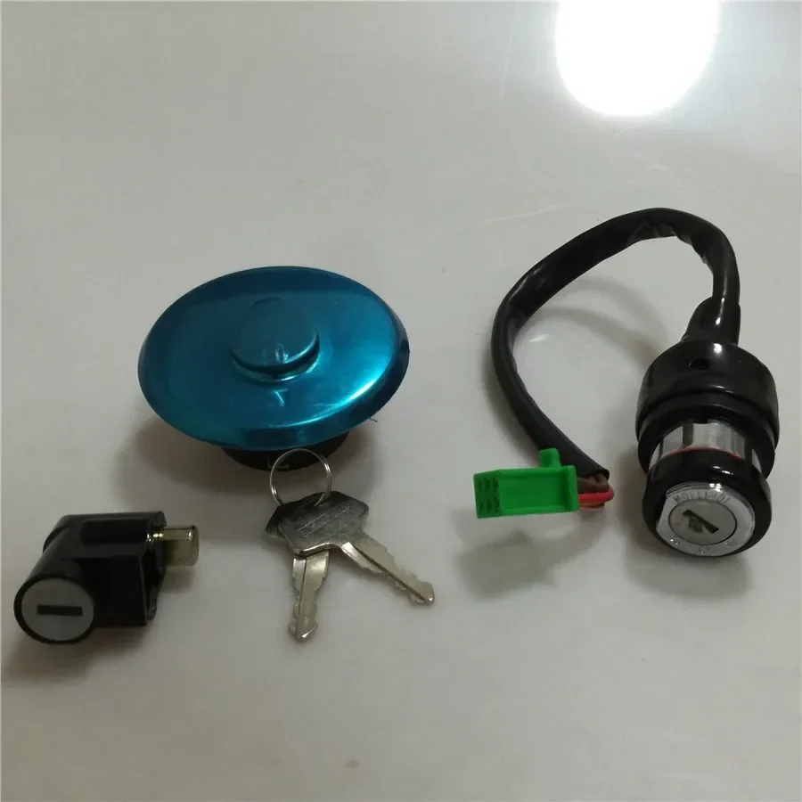 1set For HJ125-8 GN125 gs125 Prince for motorcycle lock sets electric door lock ignition switch tank cover