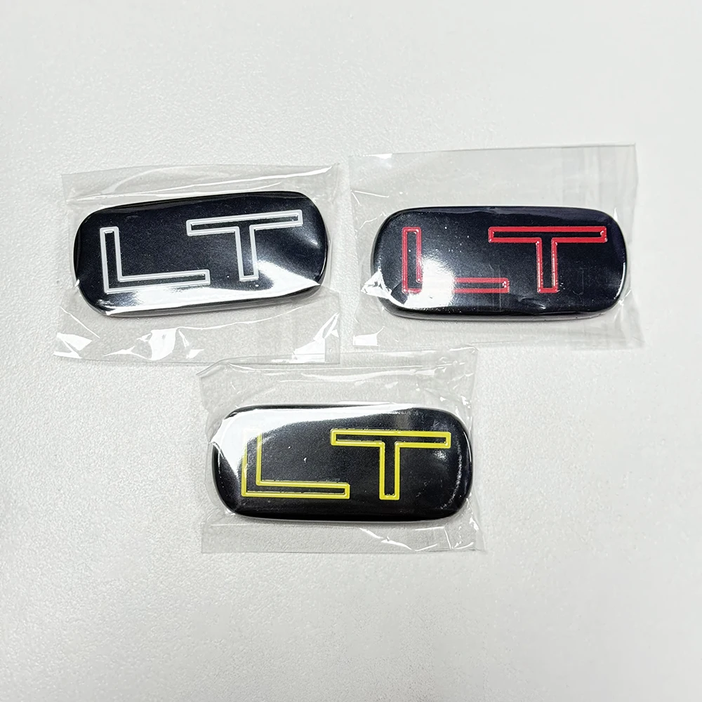 

LT Nameplate Emblem Car Badge For 99-07 Silverado Suburban Backed with 3M Tape For Easy Self Stick Installation 2.5" x 1.2"