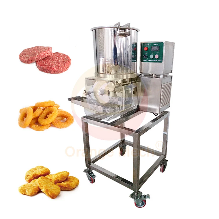 Small Electric Hamburger Burger Meat Press Machine Automatic Making Hamburger Patty Maker