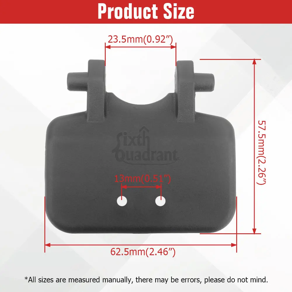 For Polaris Universal Black Plastic Seat Latch Lever Replacement for UTV/ATV/Snowmobile Black Accessories