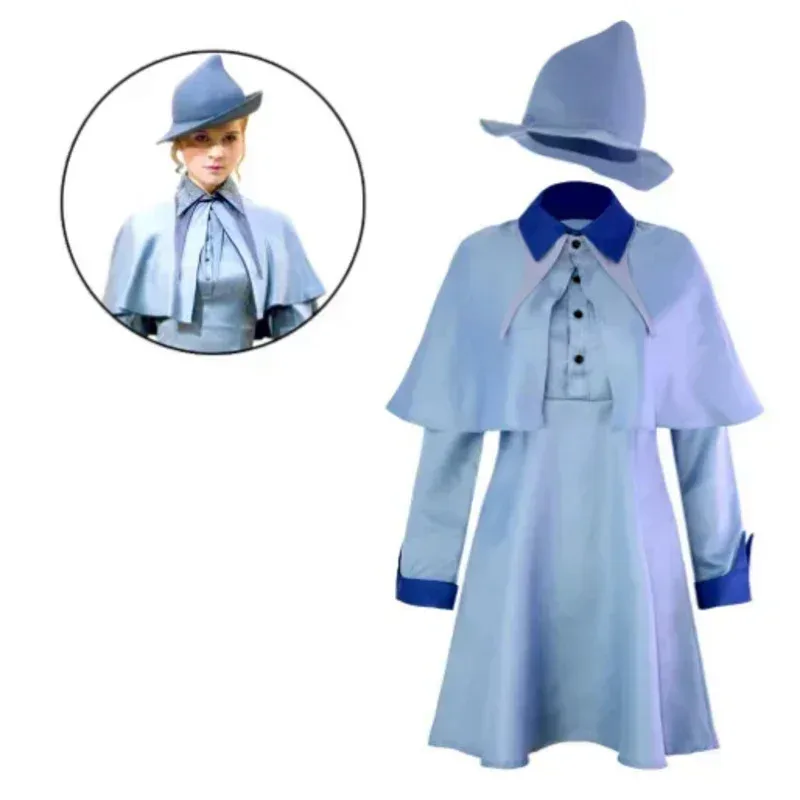 2024 New Harri Series Cosplay Clothes Minerva Professor Snape Voldemort Dumbledore Fleur Halloween Costume For Kids Adult Cloth