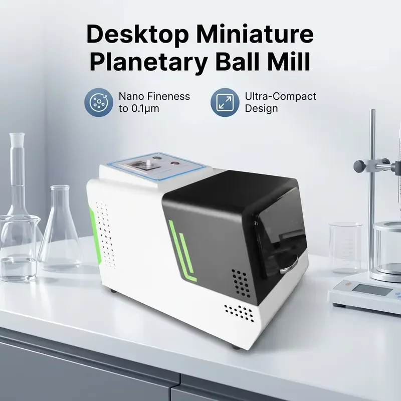 i TENCAN XQM-0.2 Electric Planetary Ball Mill with SUS304 for Solid-State Battery Research 0.1m Nano Powder Processing for