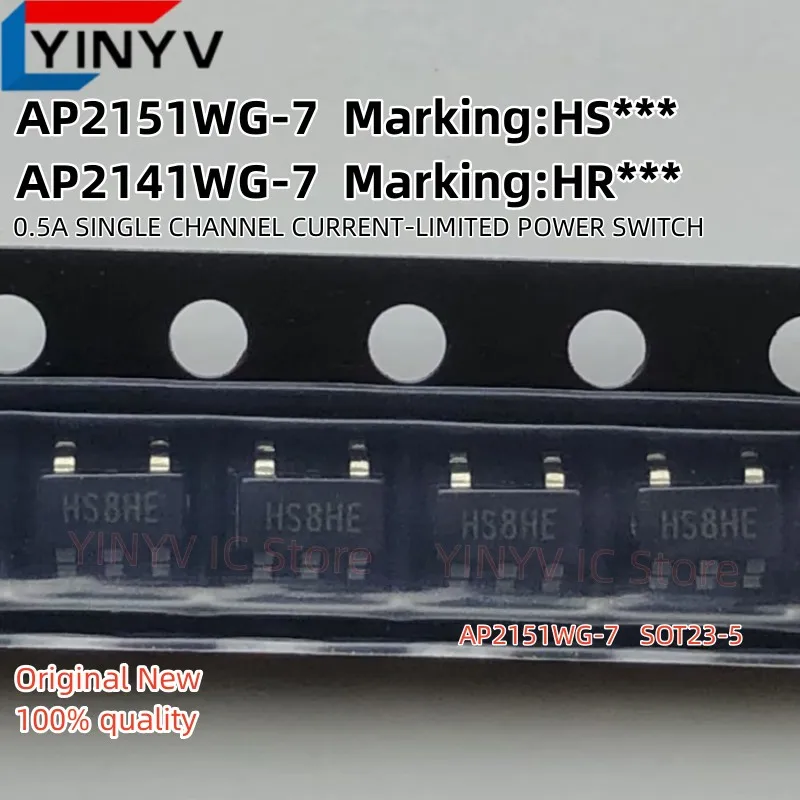 

10-50 шт. AP2151WG-7 HS AP2151WG AP2151W AP2151 SOT23-5 AP2141WG-7 HR AP2141WG AP2141W AP2141 Чип переключателя мощности Новый 100% качество