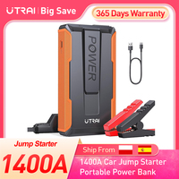 UTRAI Auto Jump Starter 1400A Portable Power Bank Car Jump Starter Battery Starter For Car Emergency Booster Starting Device