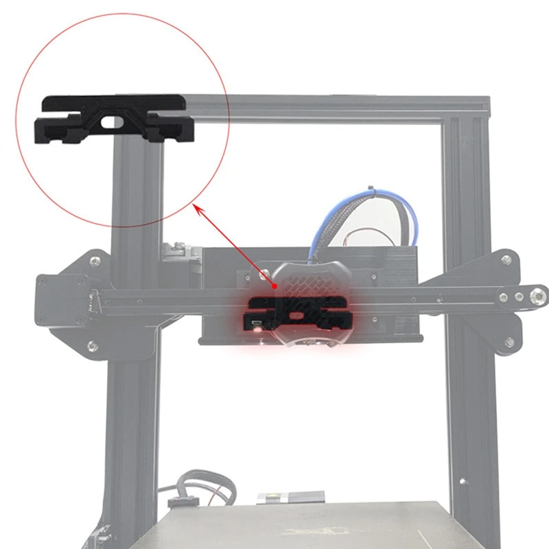 Printer Hotend Nozzle Lighting Set 3D Printer Accessories 24 Voltage LED 1600Mm Line Length For ENDER-3 ENDER-3 PRO ENDER-3 V2