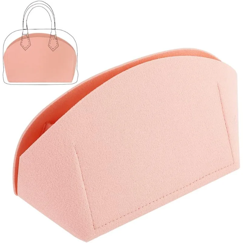 Organizador de bolsos de fieltro para LV Alma BB, bolsa de mano moldeadora de concha, organizador portátil, forro de fieltro, bolsa organizadora ordenada en bolsa