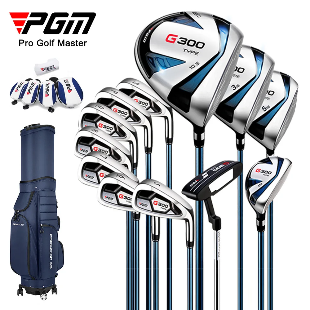 PGM Men Complete 12 Pcs Golf Club Set Titanium Head With Carry Bag Factory Direct Outdoor Training Golf Equipment