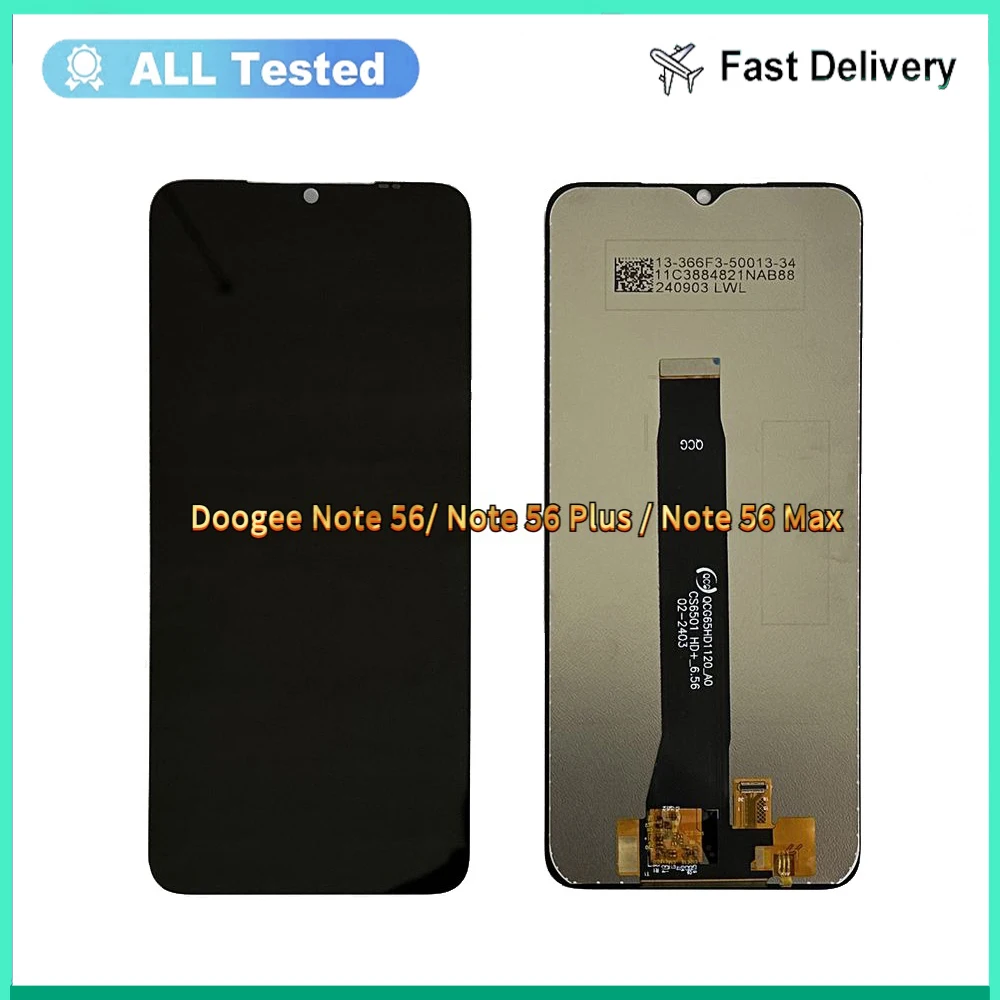 Original For Doogee Note 56 Note 56 Plus Note 56 Max LCD Display Screen Replacement for Doogee Note 56 Pro LCD Display