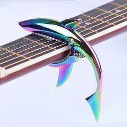 1PC Shark Guitar Capo Zinc Universal Quick Change Clamp for Acoustic Musical Instrument Accessories