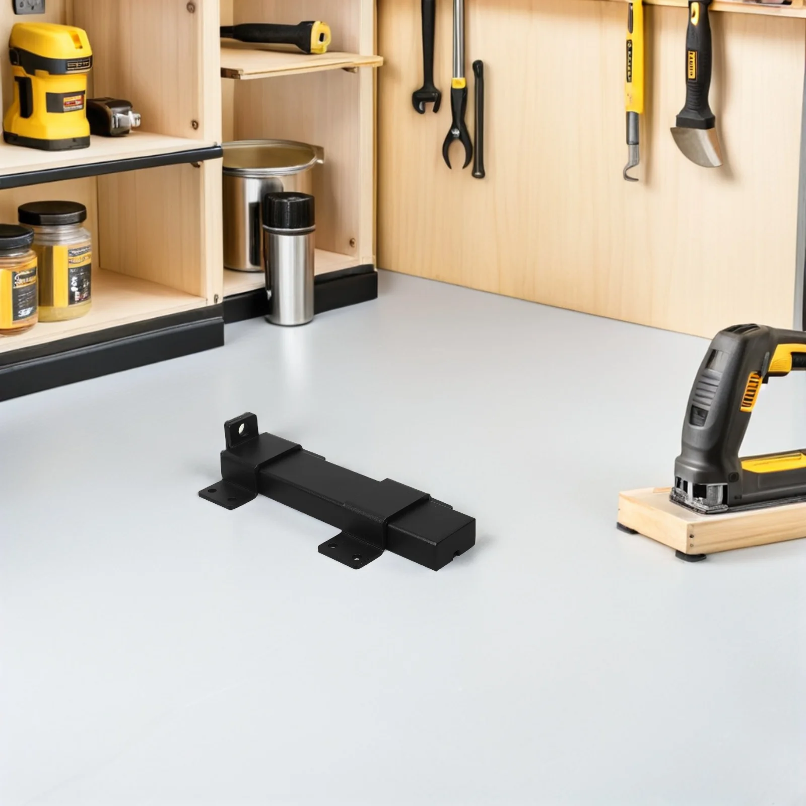 

Регулируемый засов с отверстием для замка, усиленный, для гаражных, складских и уличных ворот, дверей, фурнитура для обеспечения безопасности