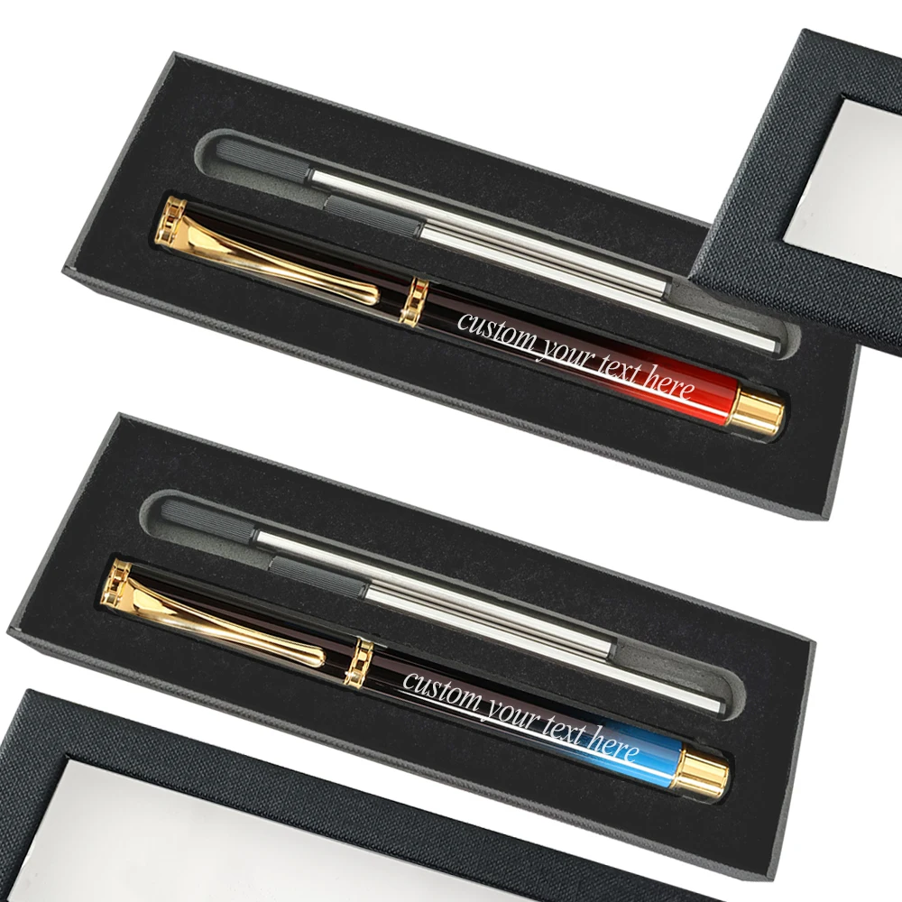 

Гелевая ручка на заказ, персонализированные запасные части для подарочной коробки, школьные принадлежности, стационарные роскошные принадлежности, офисные аксессуары, письмо для студентов