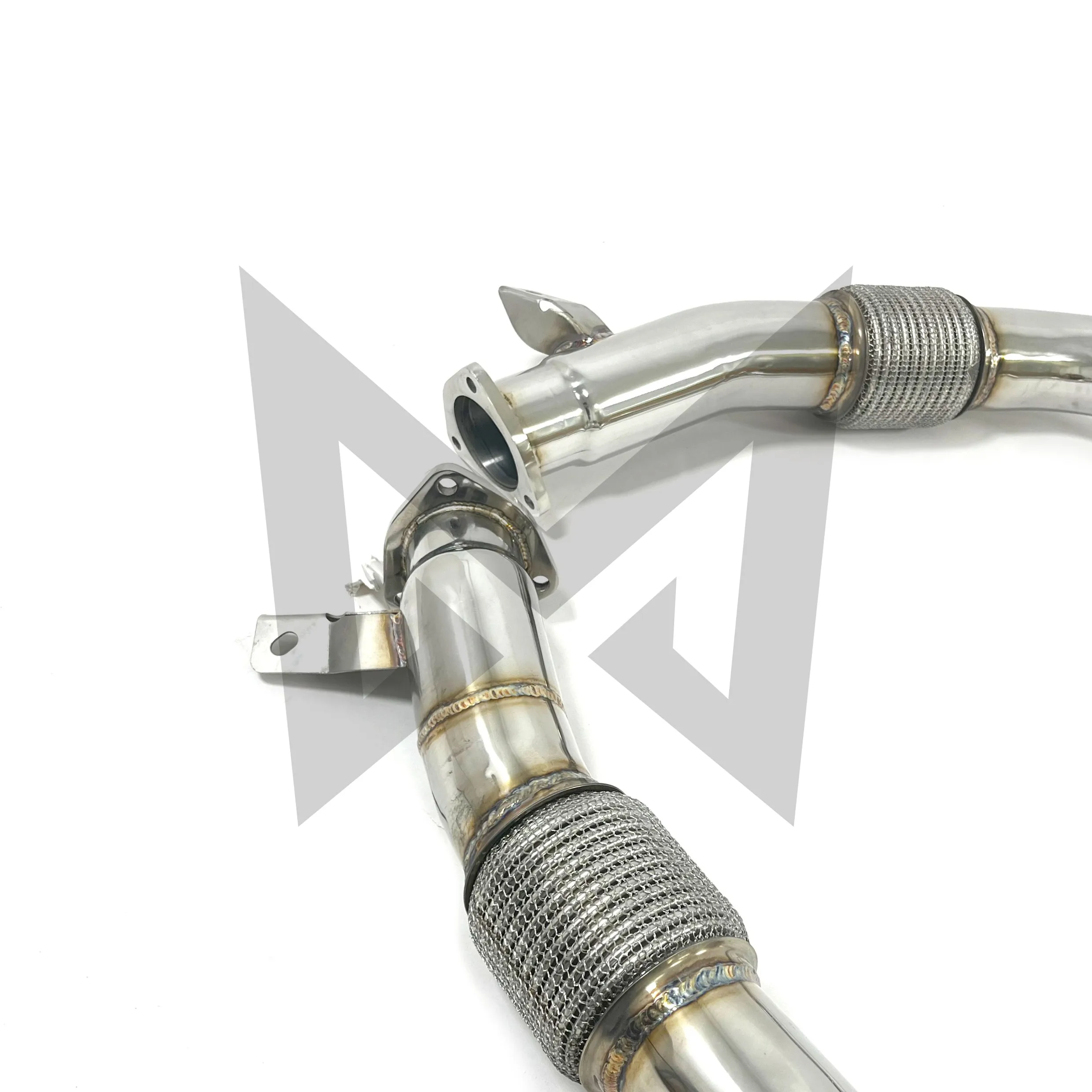 Resonant tube for AUDI RS6 C8 Stainless steel Performance Exhaust pipe Racing tube Lossless installation