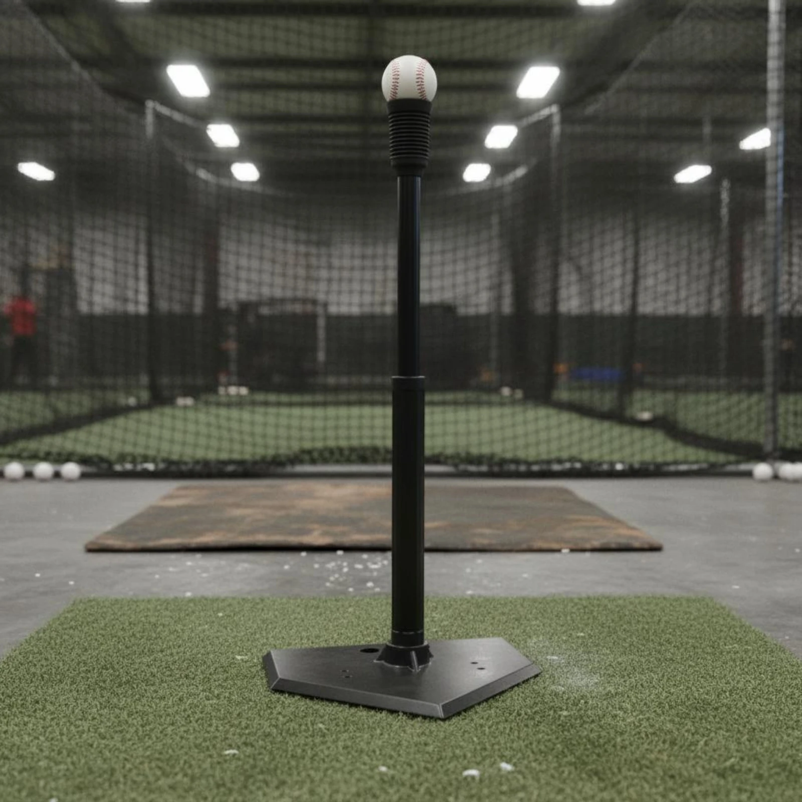 Baseball Tee Stable Base Softball Batting Tee Batting Practice Stand Portable Sports Training Gear Heavy Duty for Young Players