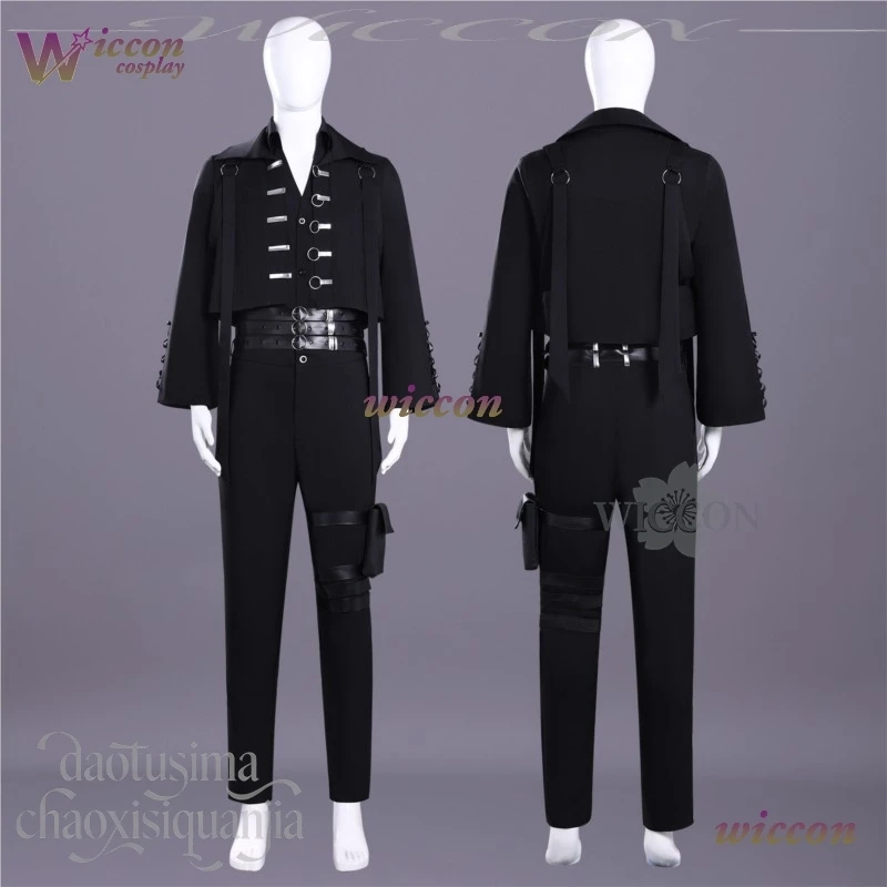 Moe Idol Group F/ACE Tamon Fukuhara Cosplay Anime Tamon's B-Side Which Face Does Tamon Have now? Costume Black Uniform Christmas