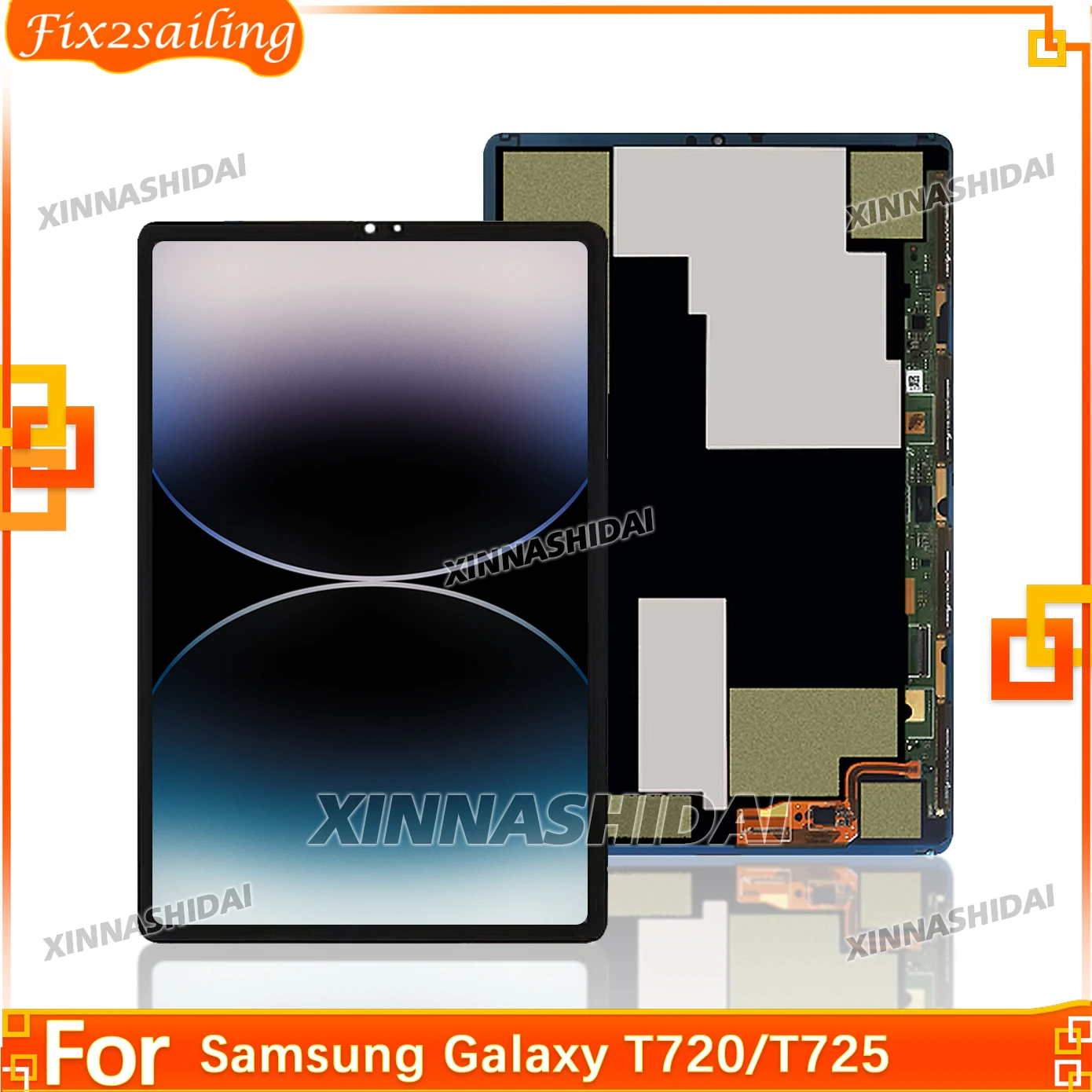 

100% супер качество для Samsung Galaxy Tab S5e T720 T725, ЖК-дисплей, сменный преобразователь сенсорного экрана в сборе