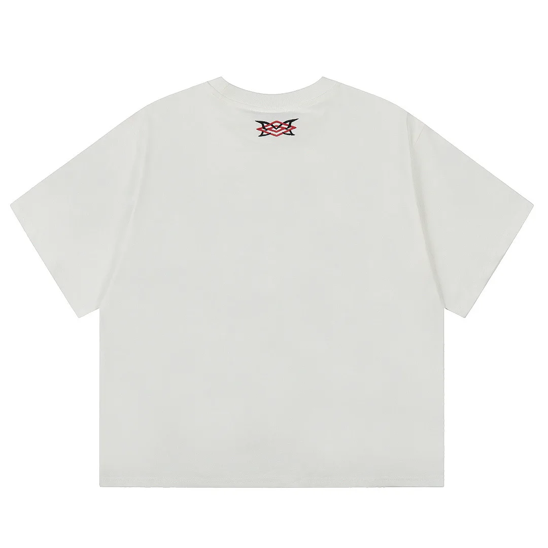 Trendy Brand 26SS Mertra Embroidered Logo Cartoon Print Casual Short-Sleeve T-Shirt